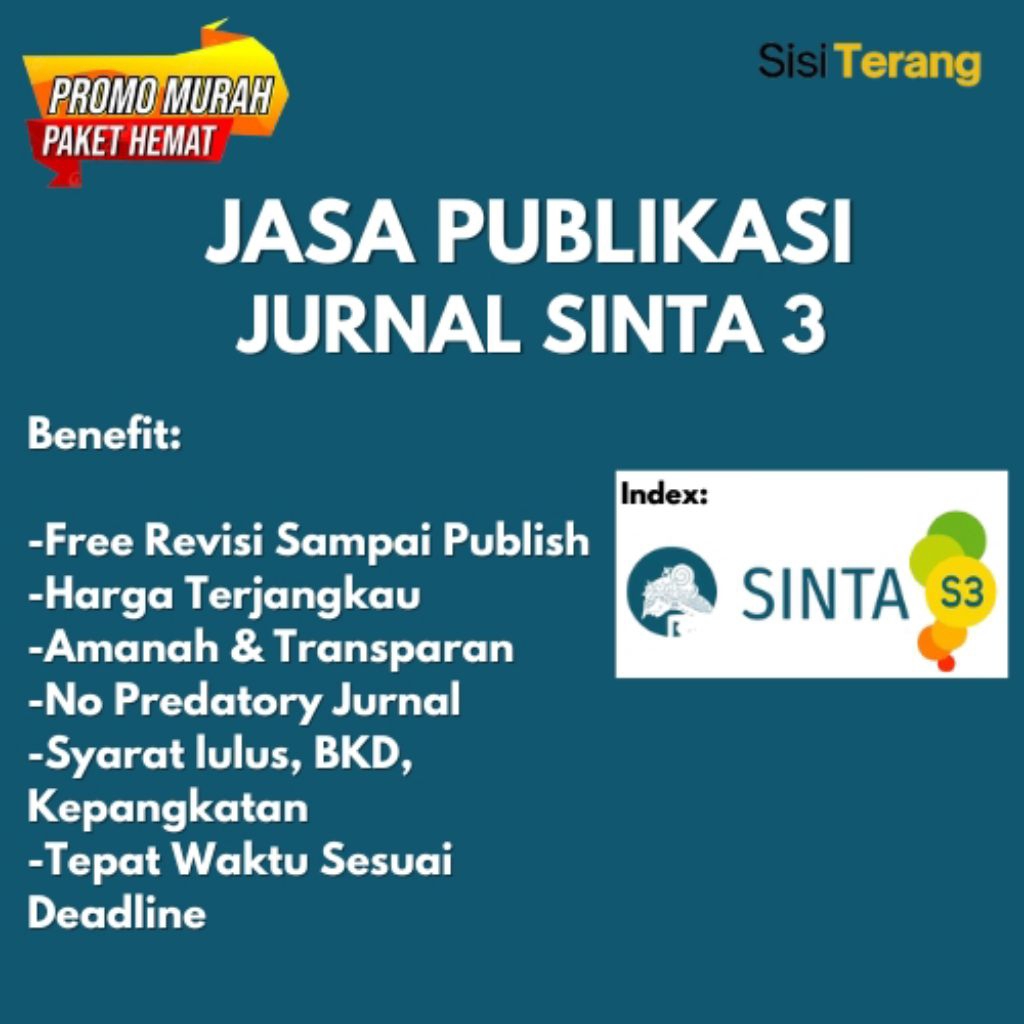 Jasa Publikasi Jurnal SINTA 3
