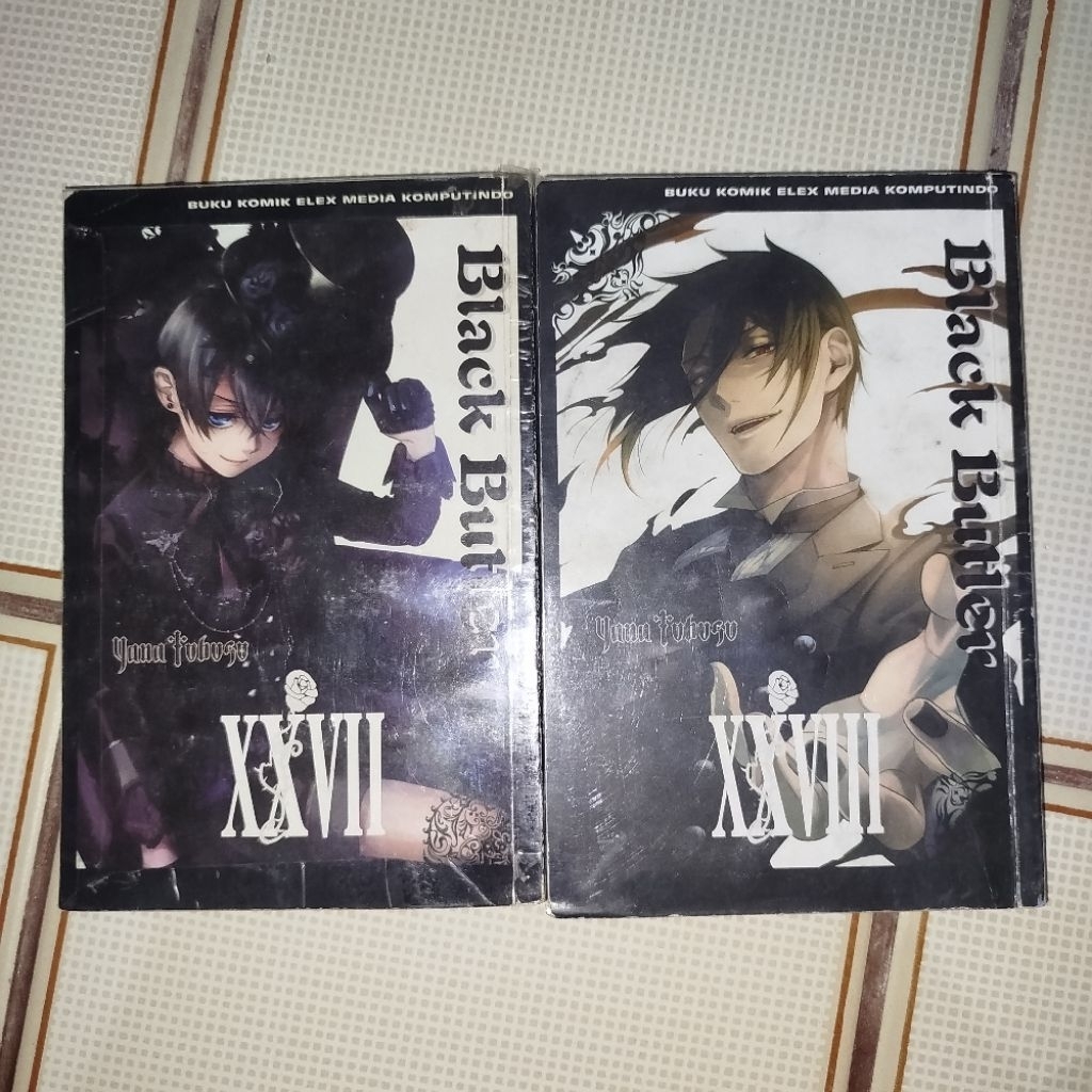 Komik Black Butler vol 27 28 set kolpri minus