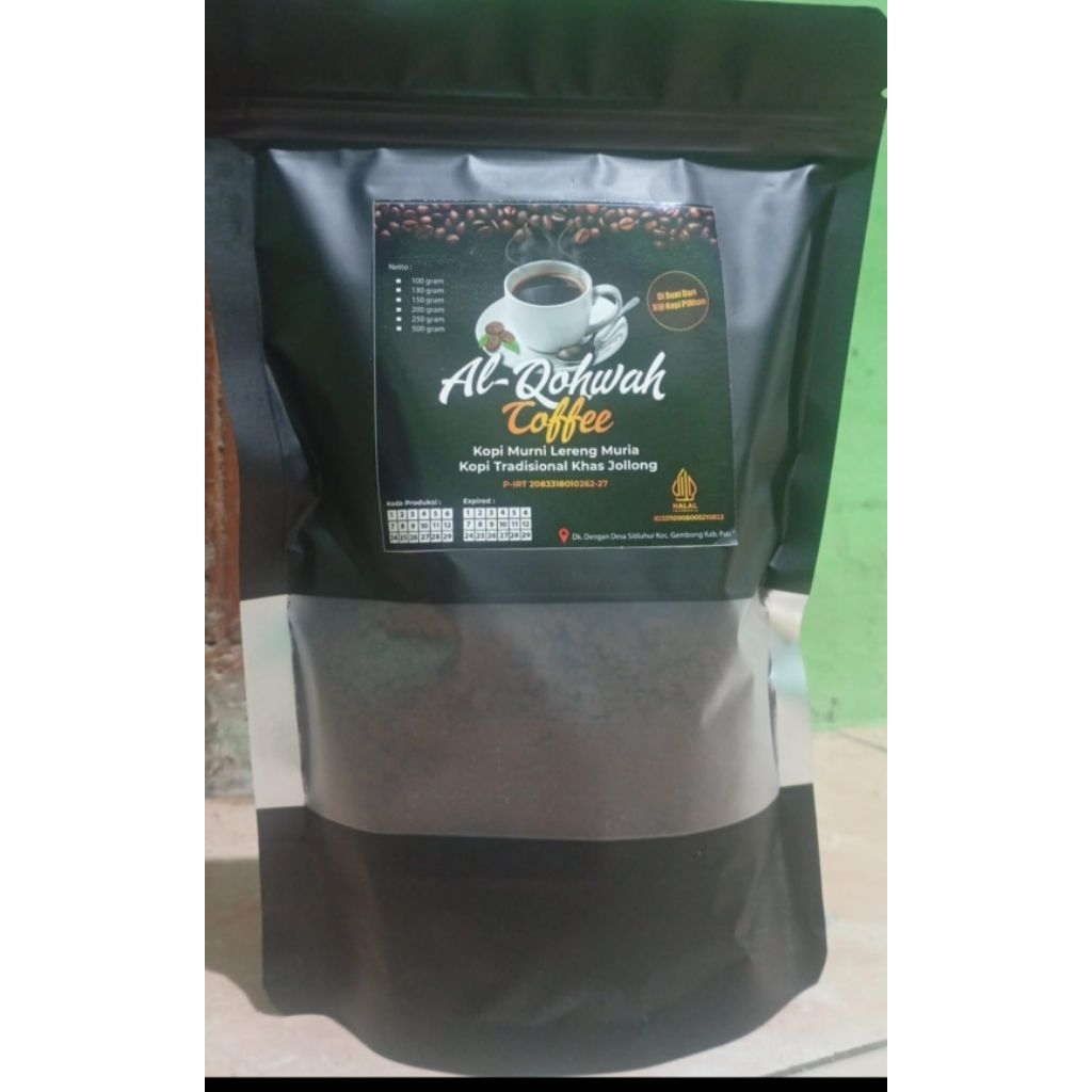 Al Qohwah Coffee, kopi asli lereng gunung muria, kopi khas jollong