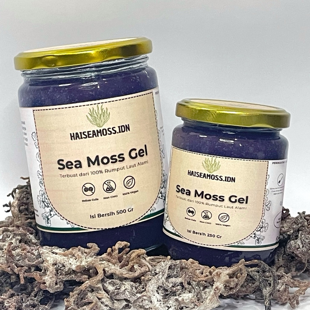 250 Gram Ocean Sea Moss Gel Indonesia 100% Organik (Eucheuma Cottonii)