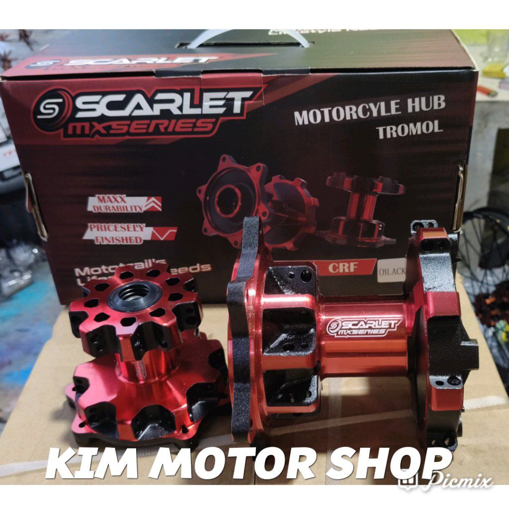 Tromol Scarlet Honda Crf150L - Tromol Set Crf150L Scarlet