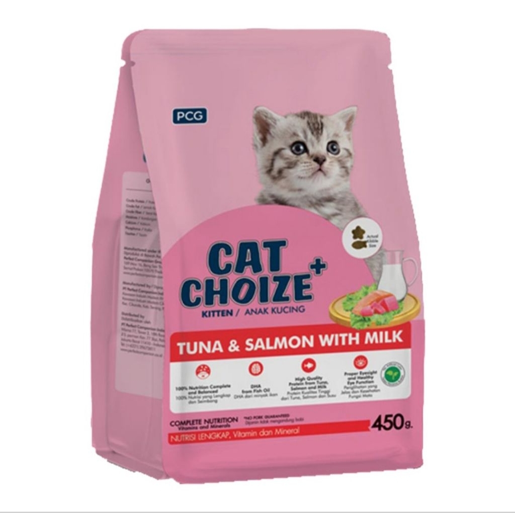 Cat Choize+ Kitten Cat Food Tuna & Salmon 450gr