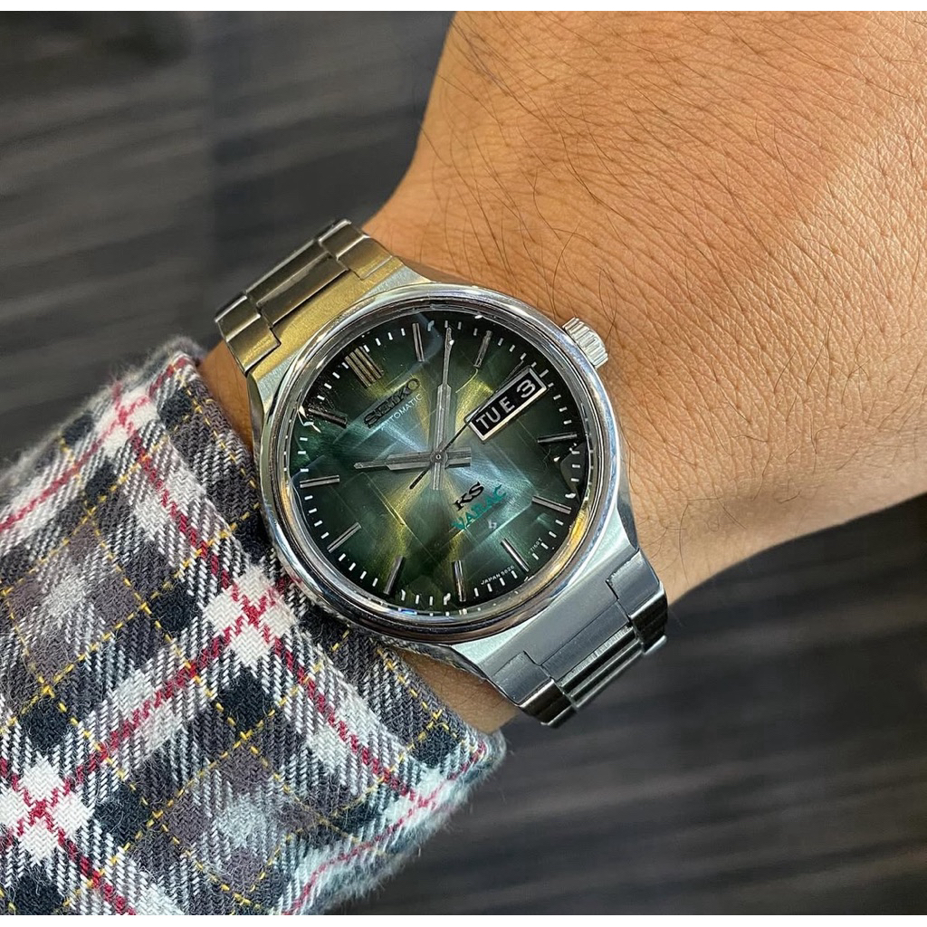 Seiko KS Vanac Green Dial 5626-7160 Automatic 36mm Year 1972