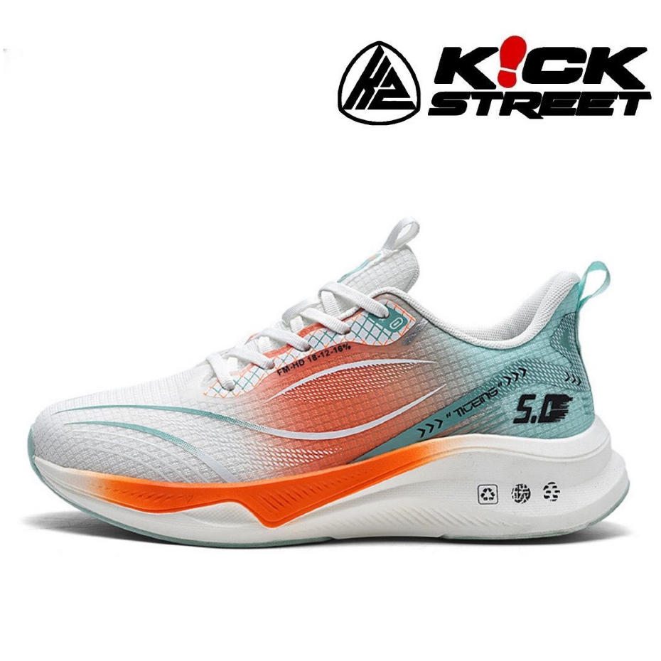 Sepatu Pria Wanita UK 37-46 ORIGINAL Sneakers Running Trail jogging lari Olahraga Sport Putih F-8