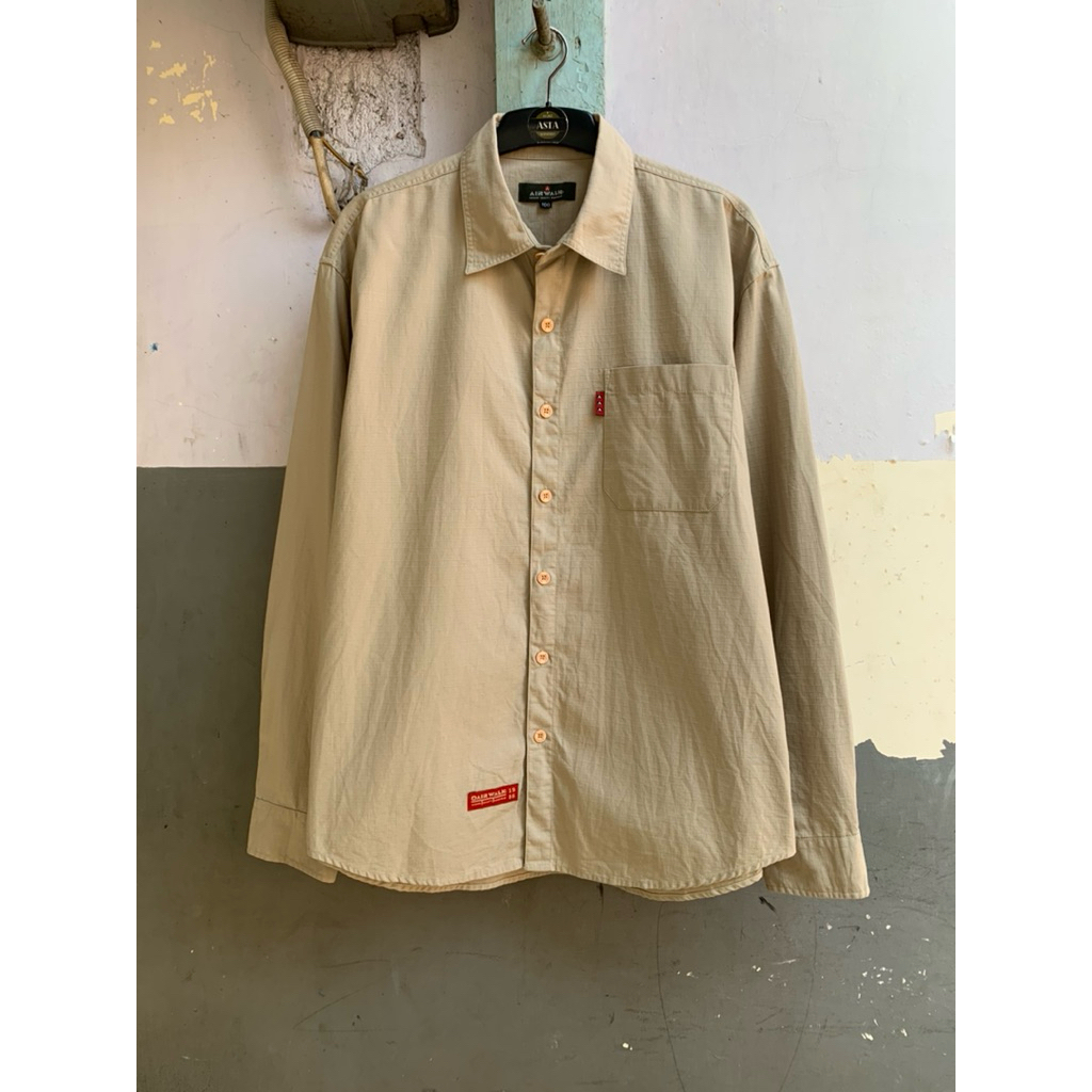 kemeja airwalk ripstop pria lengan panjang size XL