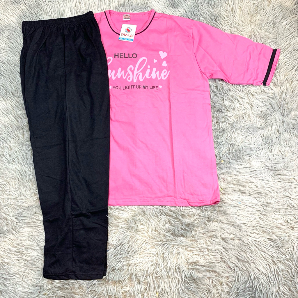 Tebobok - Cp Sielie Fashion Lengan 3/4 Baju Tidur Sielie | Baju Tidur Dewasa