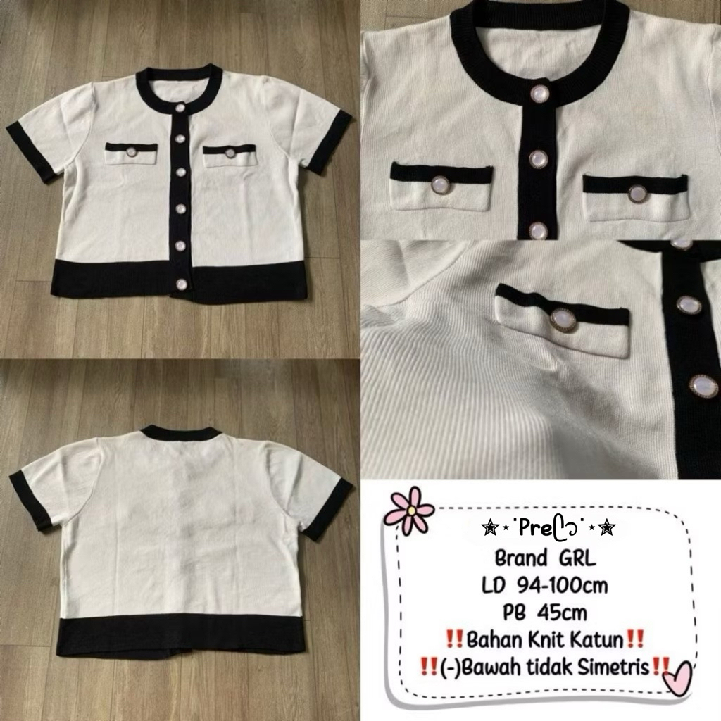 Atasan Wanita Knit Katun GRL