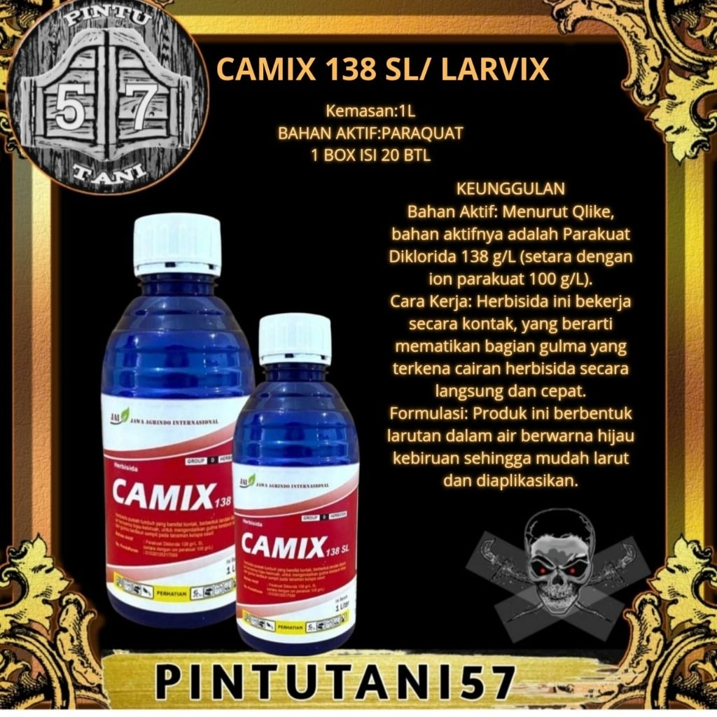 CAMIX 138 SL/LARVIX (HERBISIDA) 1LTR/BOX (20BOTOL)