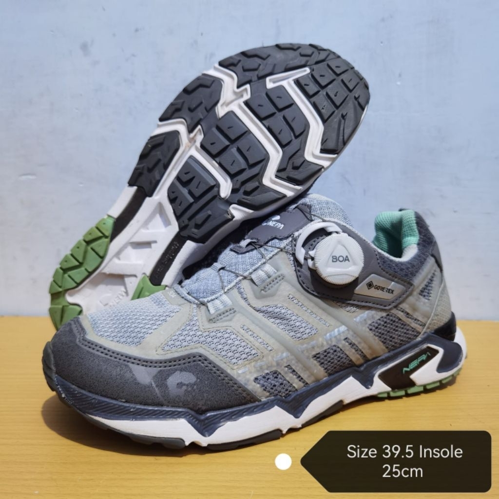 Sepatu Outdoor Trail Run NEPA CANZONE GTX BOA 39.5