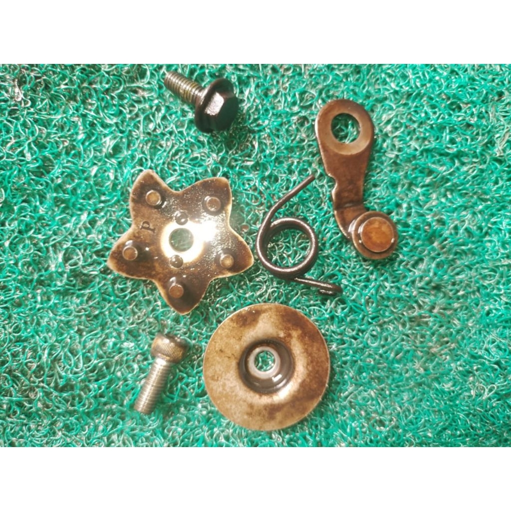 STOPER GIGI PERSENELING+SHIFT BINTANG SET ORIGINAL HONDA SUPRA X 125 FI BATMAN OLD/KHARISMA X D/BLAD