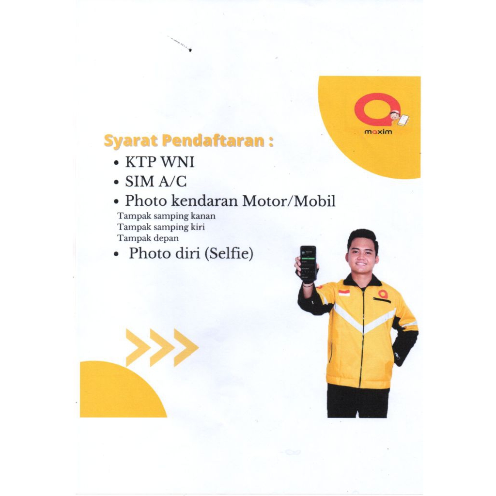 "Daftar Akun Driver" MAXIM-JAKET & HELM MAXIM DRIVER + PRIORITAS ( Maxim Driver Indonesia )
