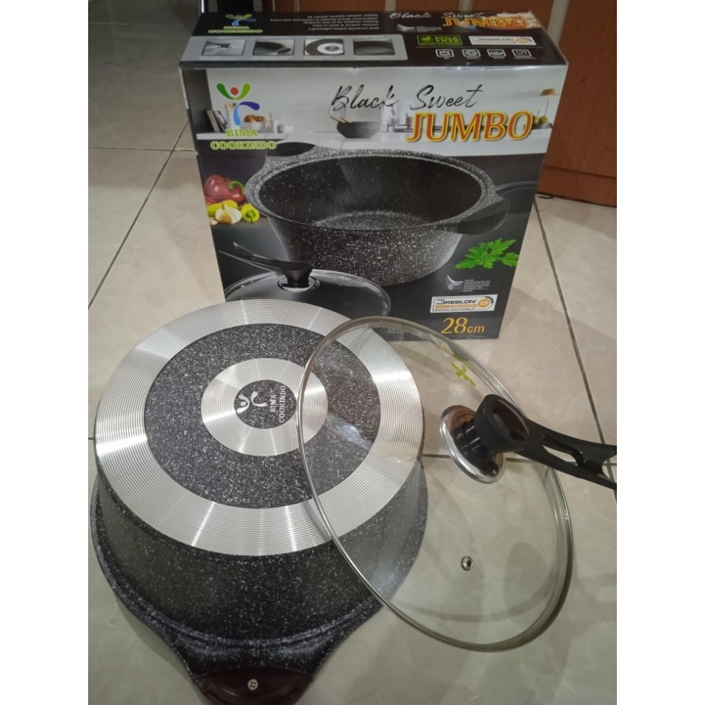Bima cookindo black sweet 28cm original
