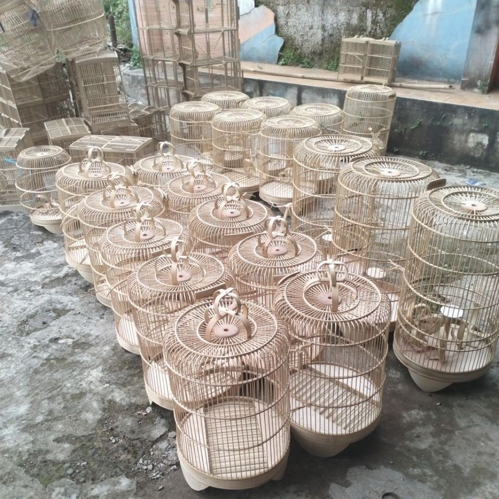 {INSTAN}SANGKAR BULAT ANTIK CUNGKOK BIASA KANDANG BURUNG UNIK