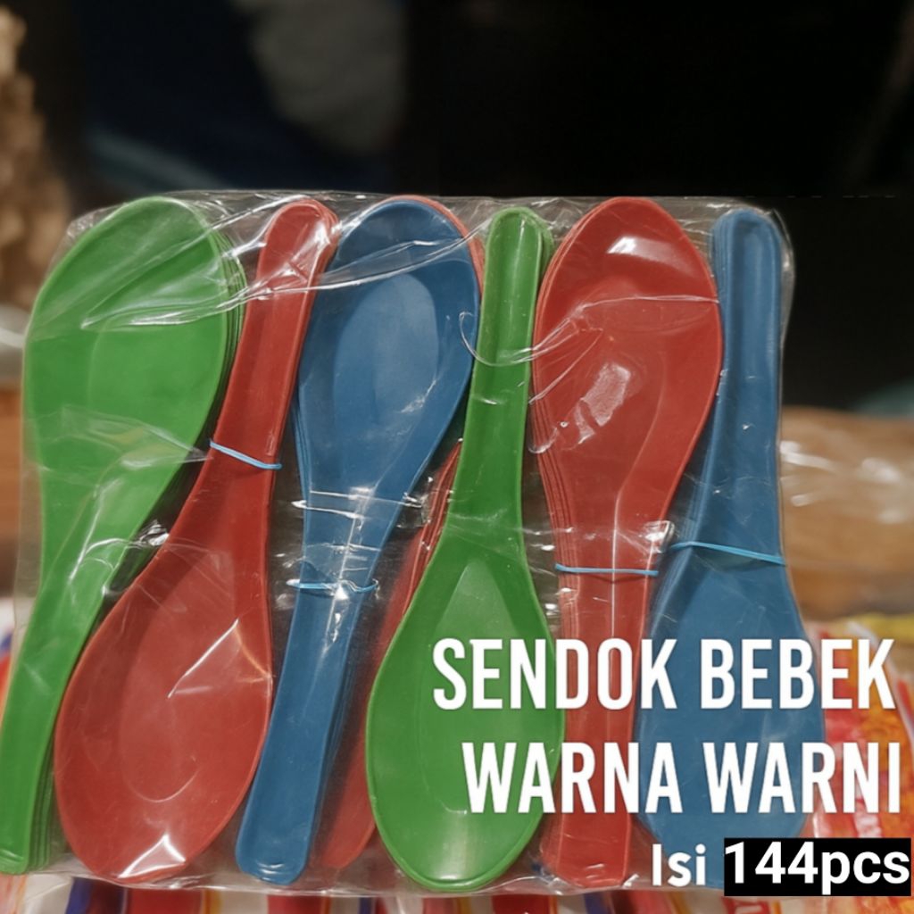 Sendok Plastik Warna-Warni – Sendok Makan & Minum Serbaguna