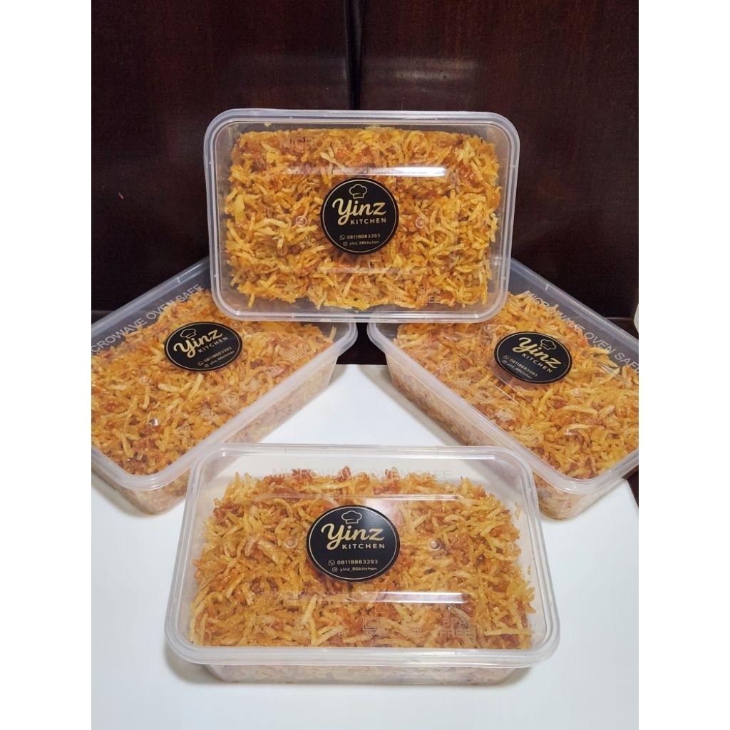 Keripik Kentang Teri Mustofa / keripik kentang pedas manis mustofa