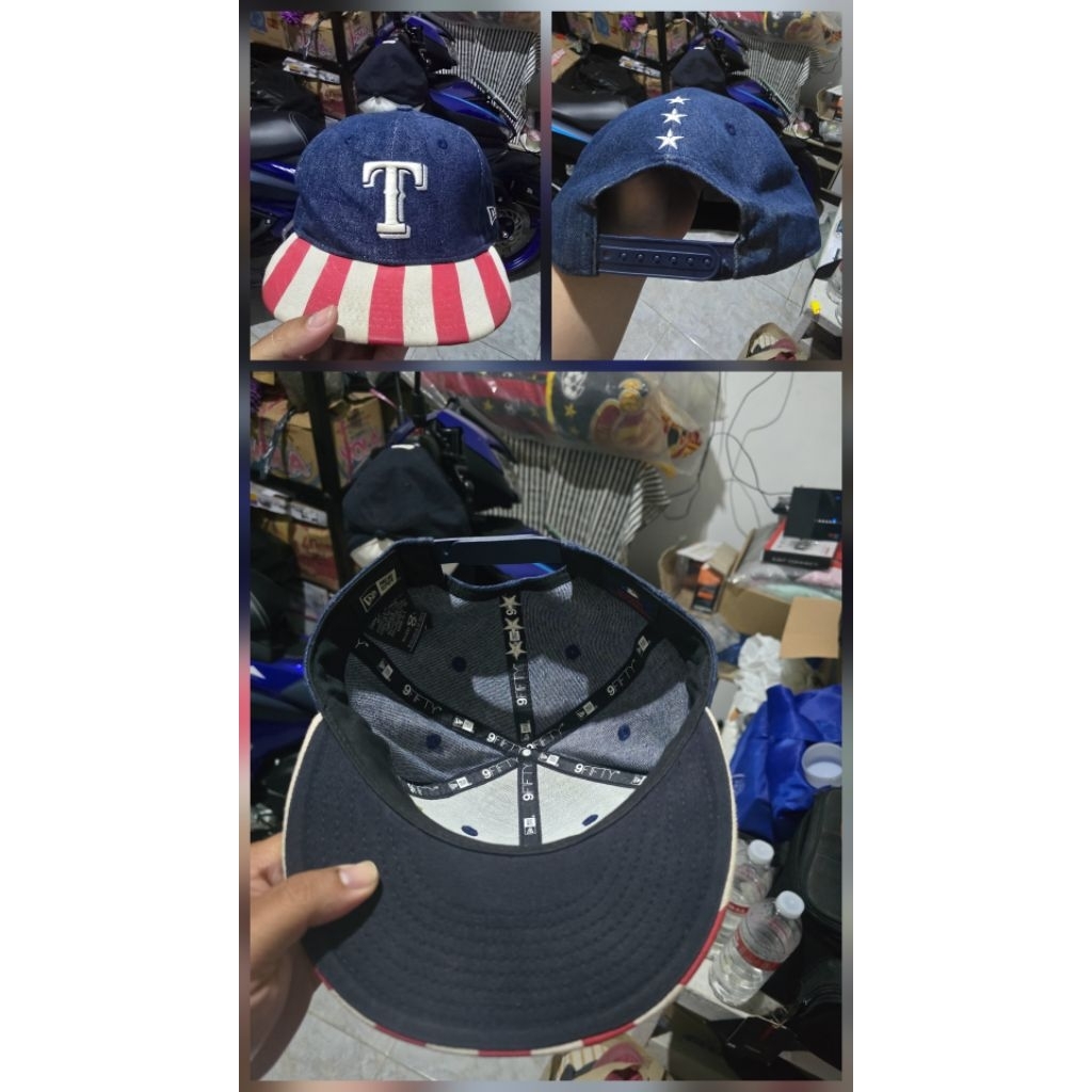 TOPI NEW ERA TEXAS RANGER