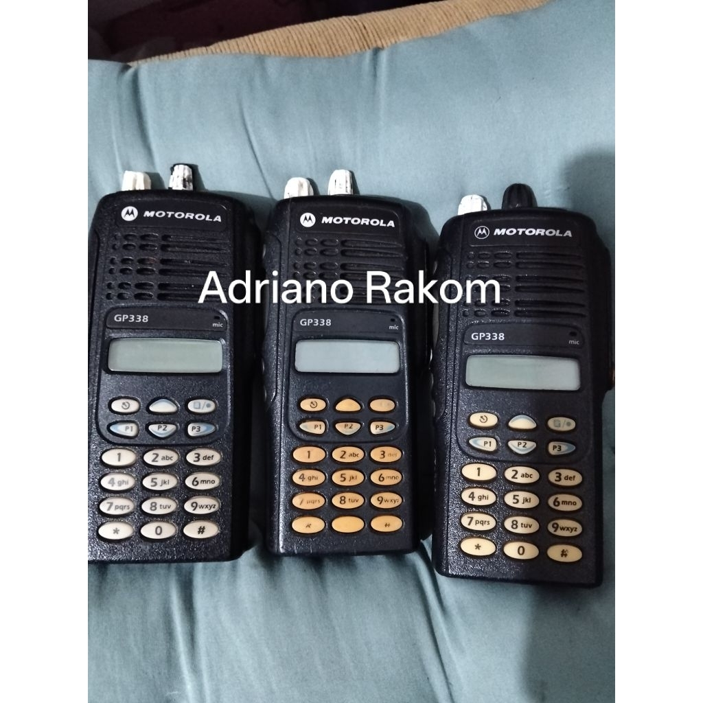 HT Motorola GP338 Lowband 350 MHz batangan BAHAN REPEATER