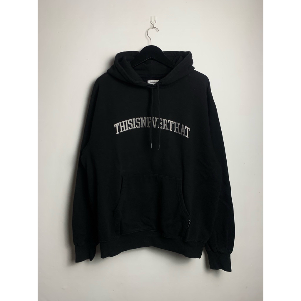 Thisisneverthat Arch Logo Hoodie Black