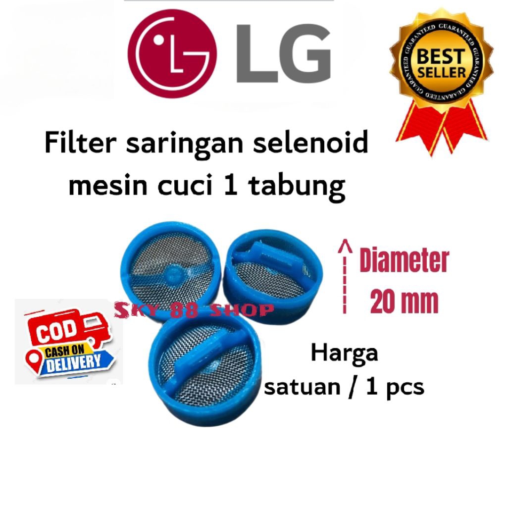 FILTER SARINGAN SELENOID MESIN CUCI LG 1 TABUNG / SARINGAN SELENOID MESIN CUCI