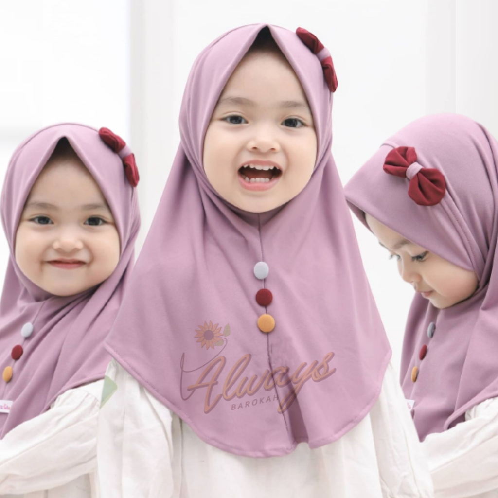 Kerudung krudung jilbab hijab instan ank Anak sekolah sd tk paud Perempuan terbaru 2025 modern kekin