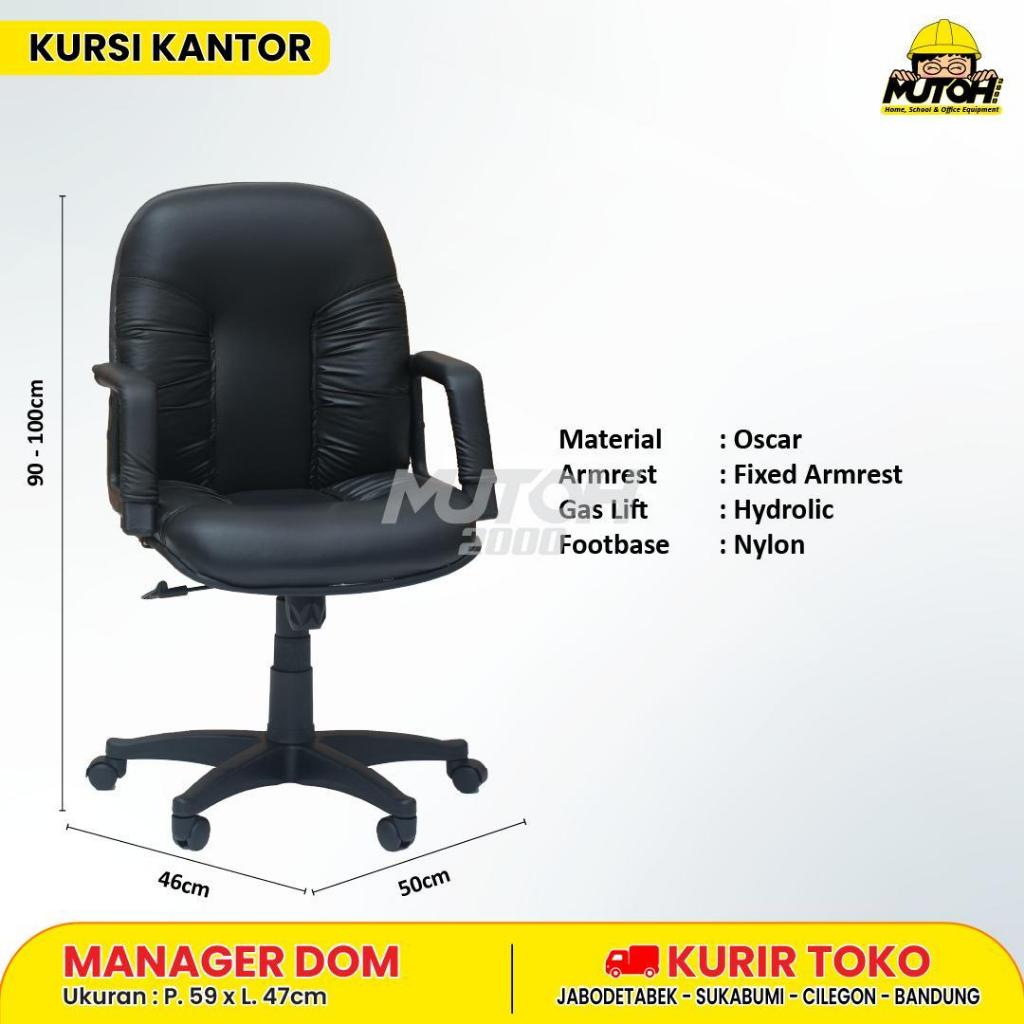 Kursi kantor kursi direktur kursi manager sandaran pendek DOM35 KERUT MUTOH2000