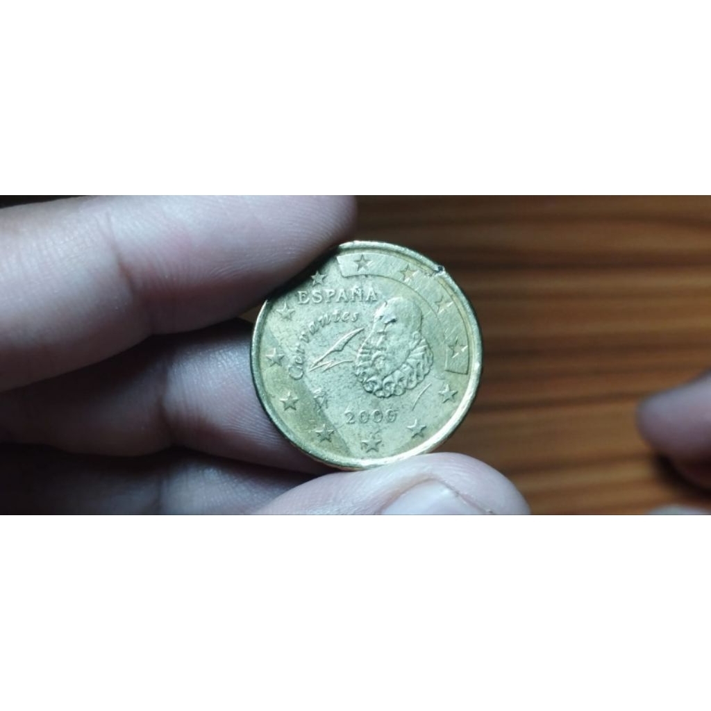 KOIN 50 CENT EURO NEGARA SPANYOL TAHUN 2005
