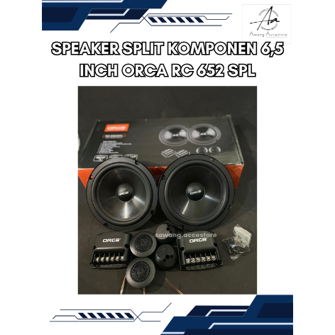 speaker split audio mobil komponen 6,5 inch orca RC 652 spL murah