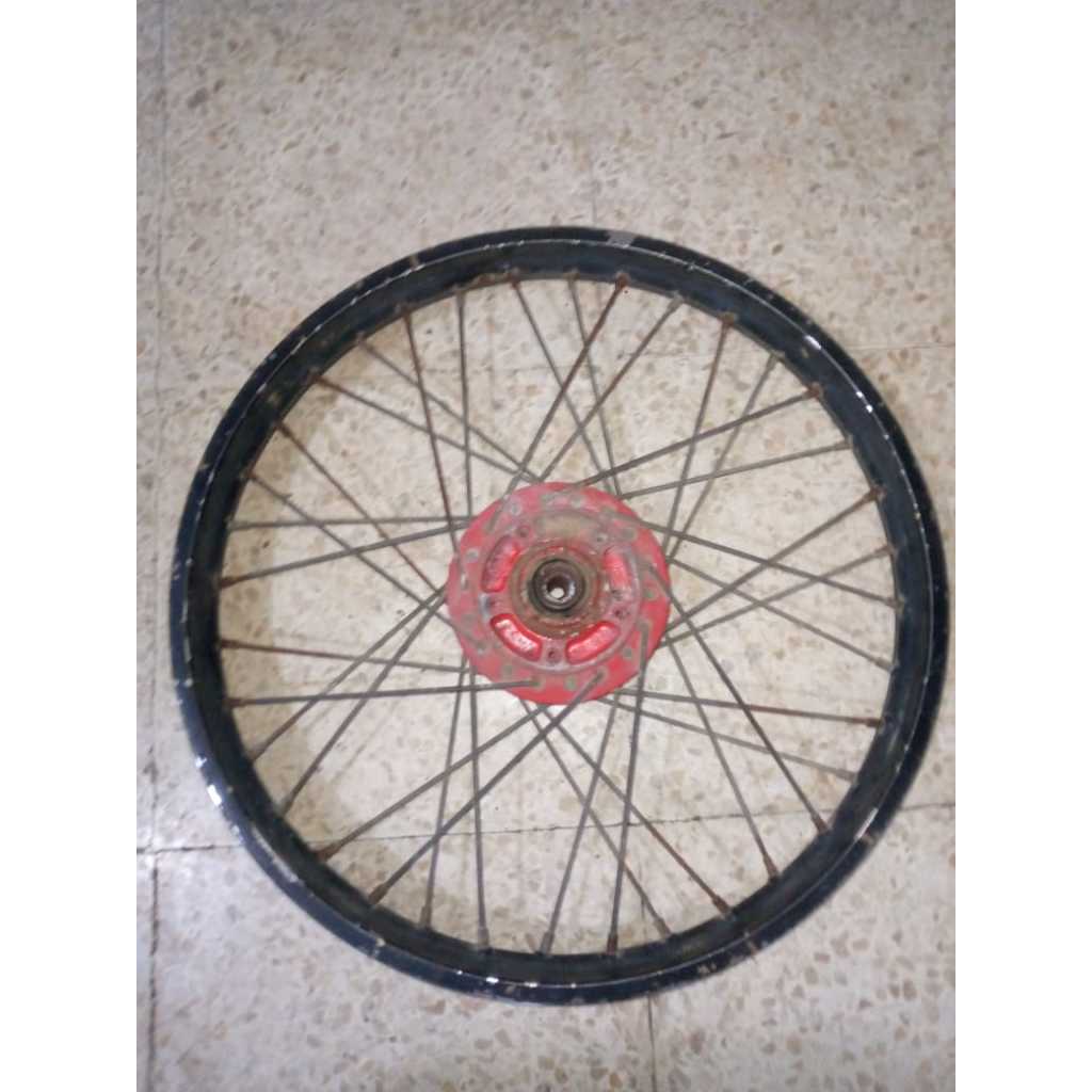 Velg Ruji Depan Honda Supra X Lama Supra Fit Lama Ring 17 Merk HM Bekas