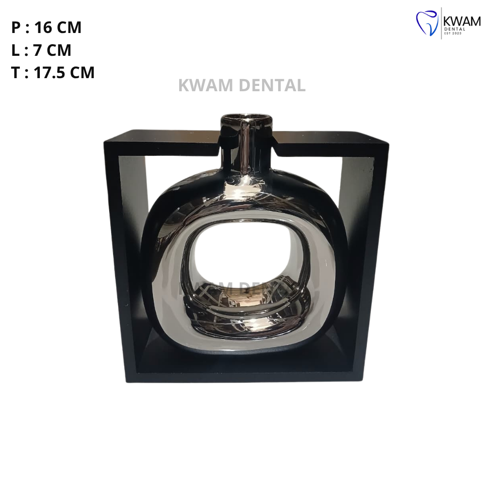 Vas Bunga Keramik Light Luxury Style/Vas Bunga Dekorasi Aesthetic