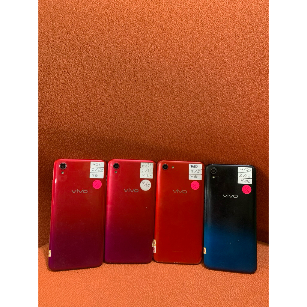 hp second vivo y91/y91c Layak pake Ram 2/32 batangan