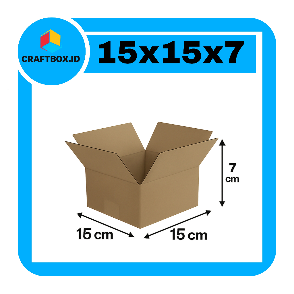 kardus packing UK 15x15x7 kardus polos kardus packing kecil kardus packing besar karton box packing
