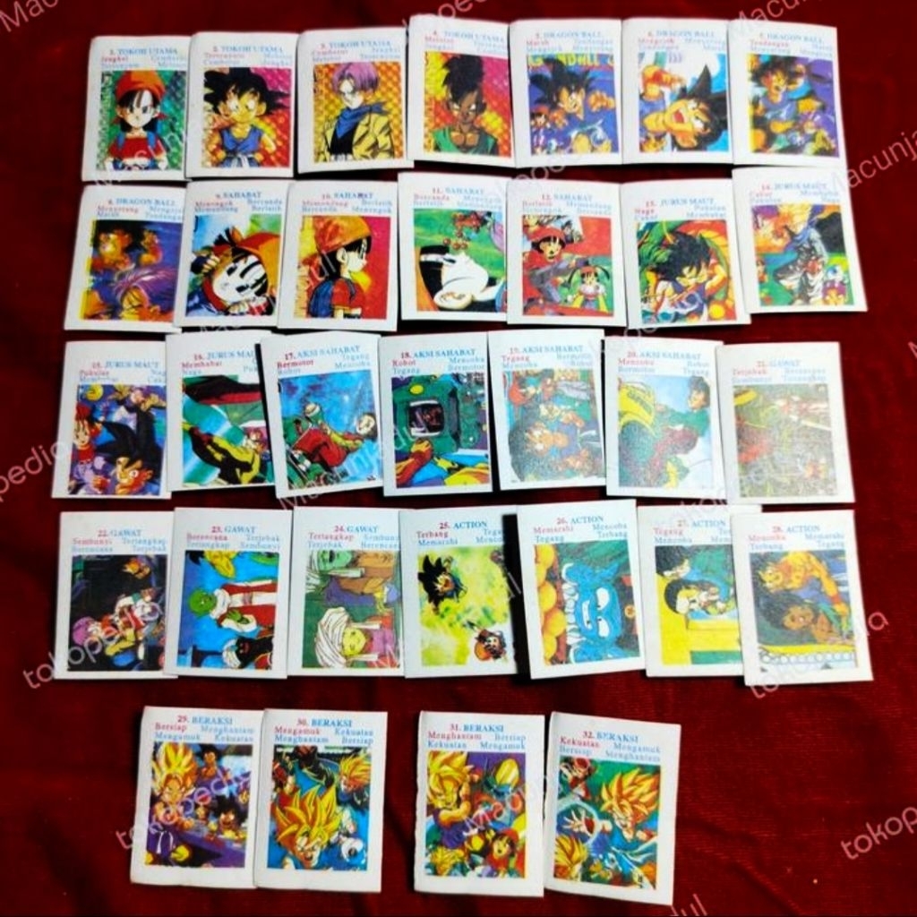 KWARTED KECIL DRAGON BALL GT, KWARTED JADUL, GAMBARAN JADUL, UMBUL JADUL, MAINAN NOSTALGIA 90AN, MAI
