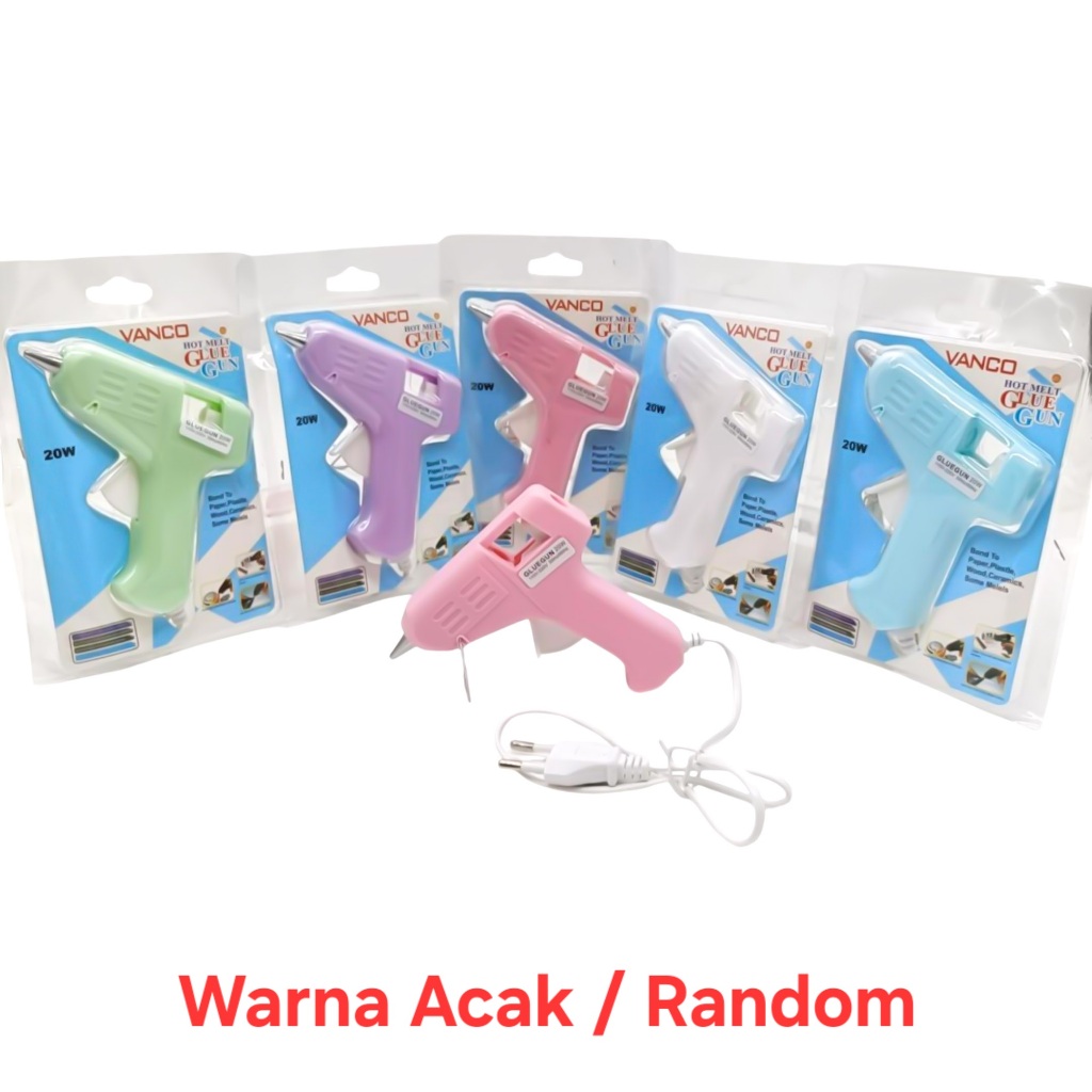 Glue Gun Vanco GG-150 Macaron 20W