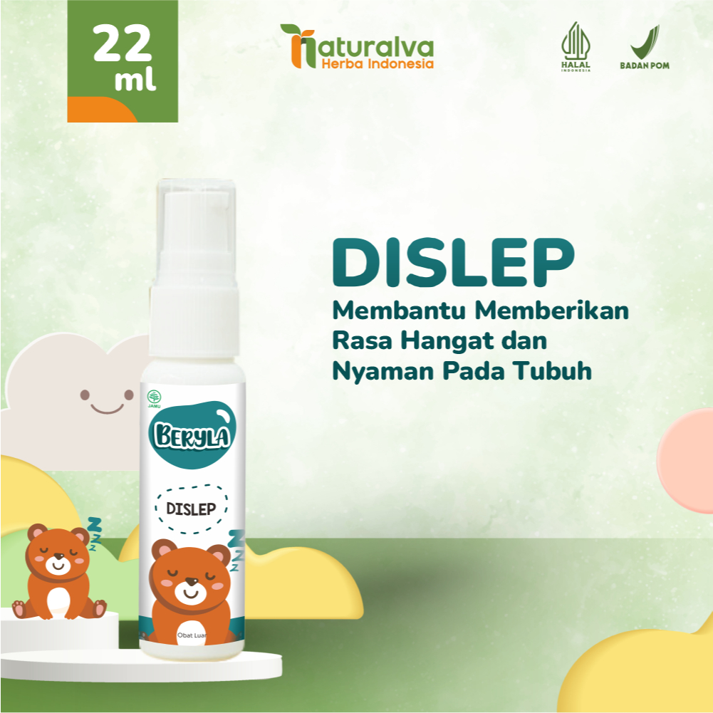 Beryla Dislep Soothing Message Oil Baby Minyak Balur Untuk Bayi