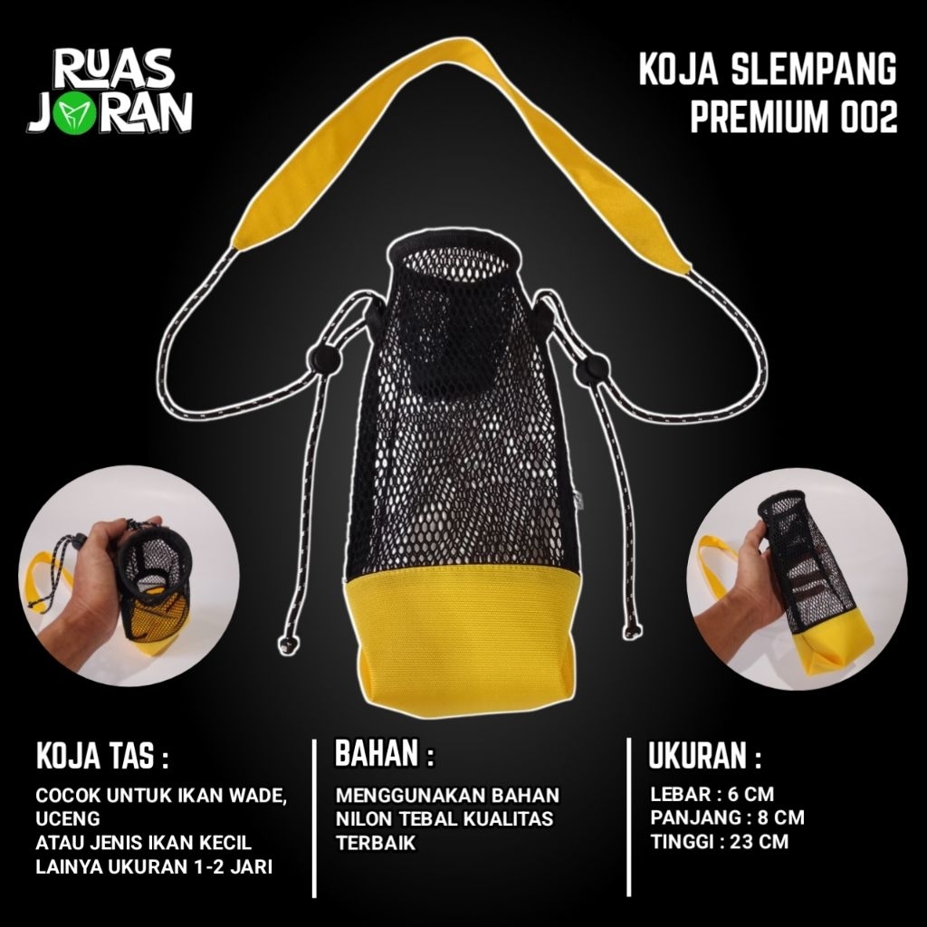 KOJA SELEMPANG PREMIUM 002 - KOJA WADER - KOJA IKAN KECIL - KEMPIS WADER - KORANG WADER