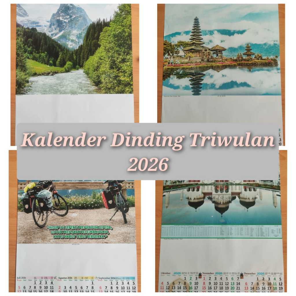 Kalender Dinding Triwulan 2026