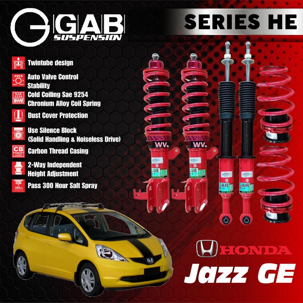 Aksesoris Suspensi per Shockbecker Coilover GAB HE Series Jazz GE8 GE