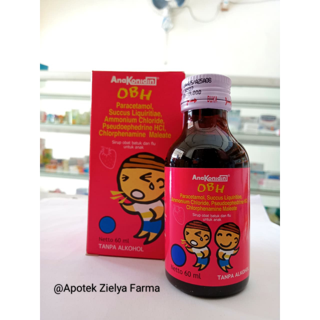Anakonidin OBH Sirup 60 mL || 30 mL - Obat Batuk dan Flu Anak / Obat Flu dan Batuk Anak