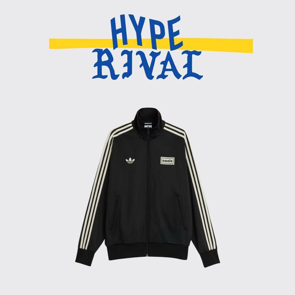 Adidas x Oasis Tracktop Jacket Black Tour 2025 (100% Original)