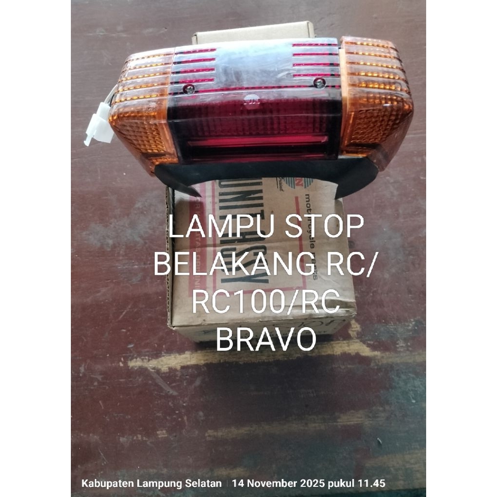 Lampu Stop Belakang Suzuki RC RC100 RC Bravo Merk Win Stop Lamp Assy Stopan Setopan