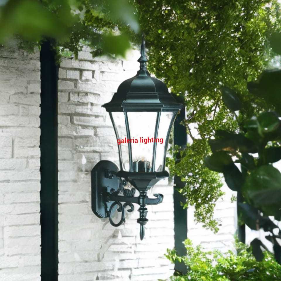 Lampu dinding eropa klasik modern outdoor waterproof tipe 81034 C