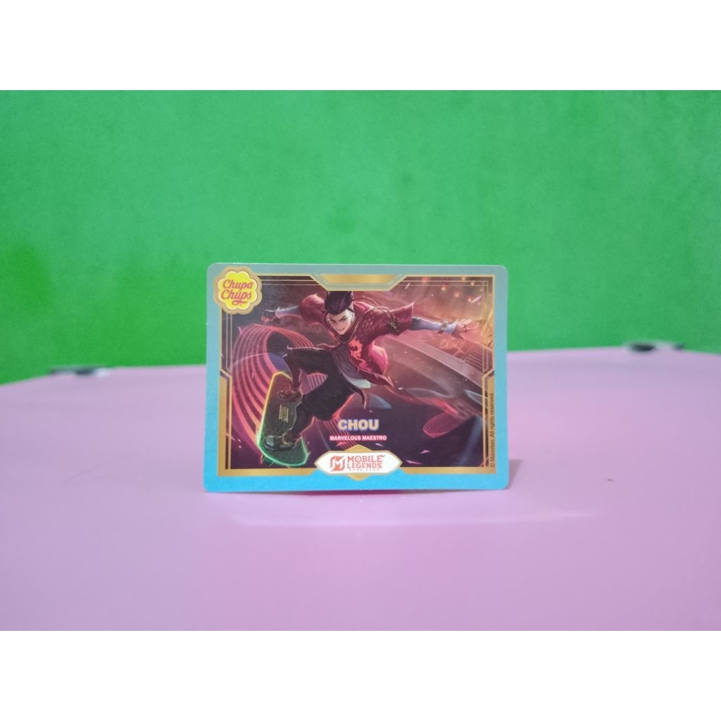 Stiker / Sticker CHUPA CHUPS x MOBILE LEGENDS BANG BANG / MLBB - CHOU - Marvelous Maestro Moonton Ne