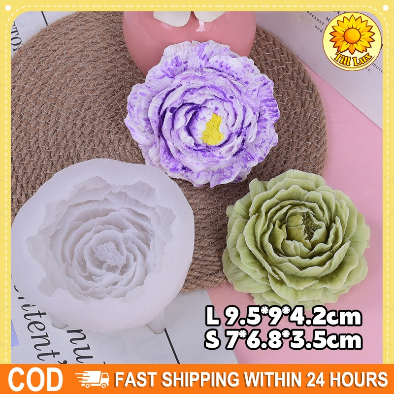 3D Cetakan Daun Bunga Melati Silikon - DIY Kue, Lilin Aroma, Jelly & Epoxy Resin