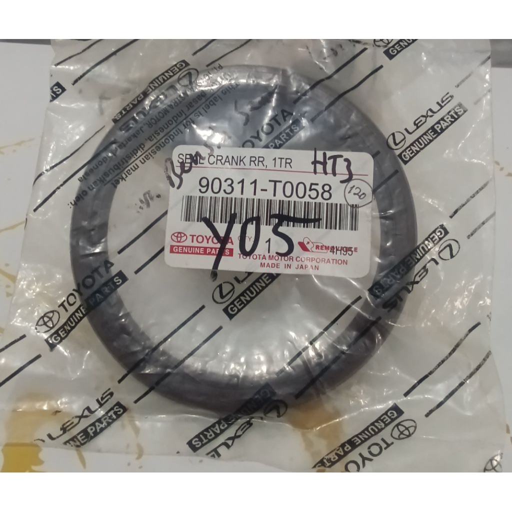 Seal Crankshaft Belakang 90311-T0058 Toyota Innova Fortuner Hilux Hiace