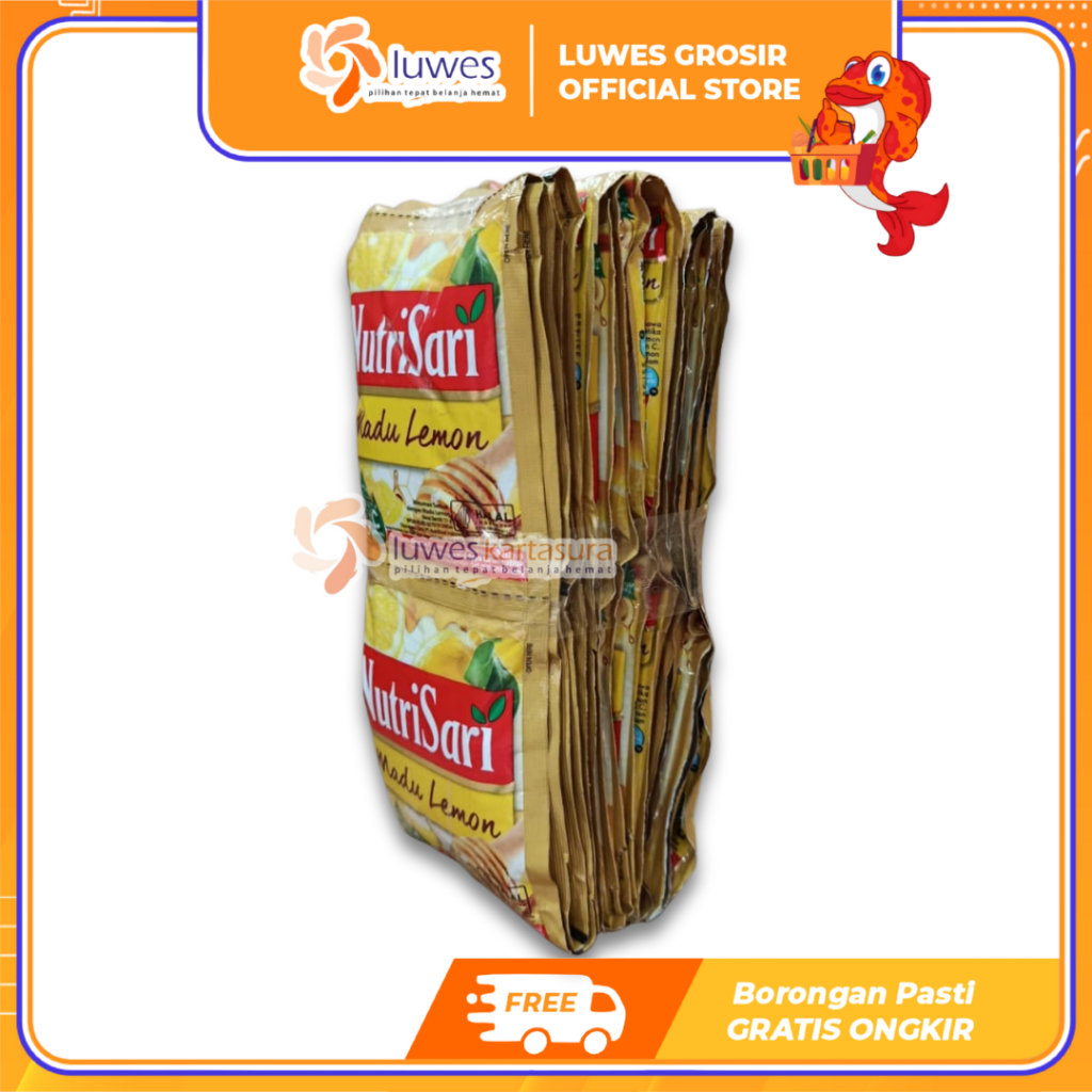 [GROSIR] Nutrisari Renceng Isi 30 Pcs Minuman Bubuk Instan Rasa Madu Lemon Termurah