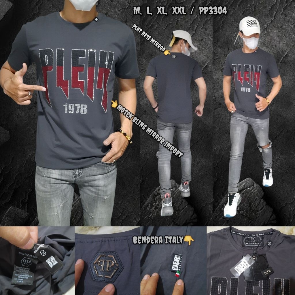 kaos Unisex Pria kaos cowok kaos PP Mirror Import (Realpict100%) bahan Katun Spandek Tshirt super ha