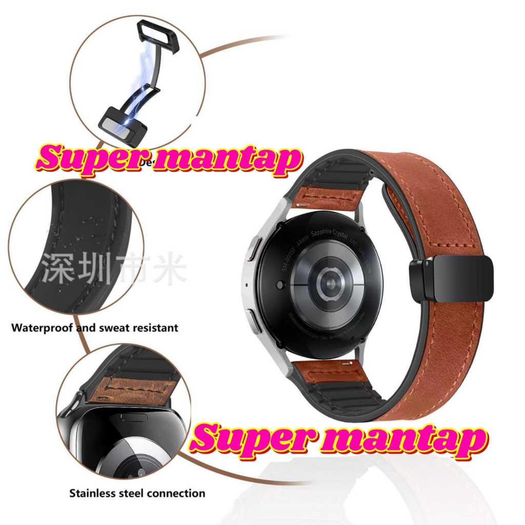 Strap Silicone Tali Magnetic Kulit Smartwatch Haylou LS05/Haylou RT2 LS10/Haylou RT LS05S/Haylou Sol
