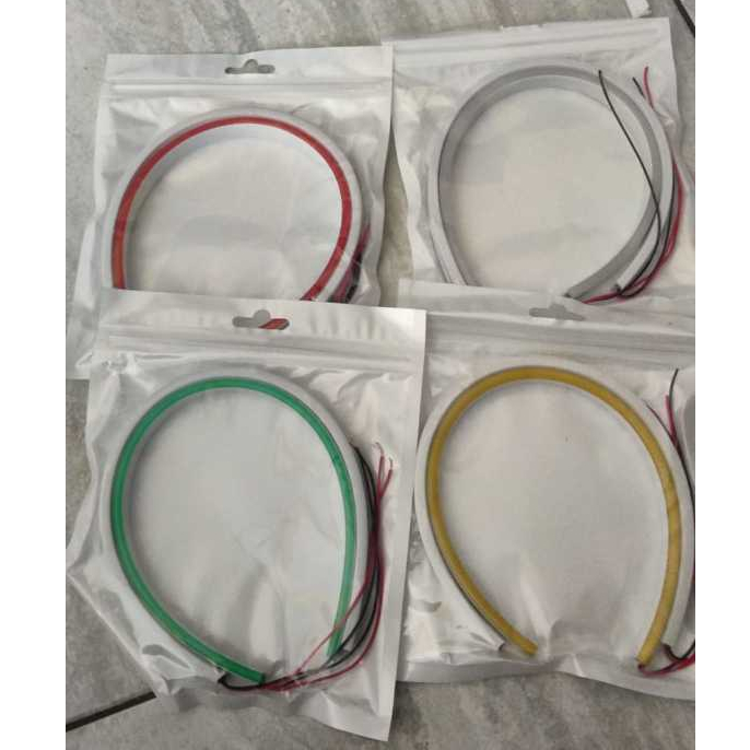 Lampu LED Alis Neon 30CM DRL Flexible FLEKSIBEL VARIASI Motor Mobil