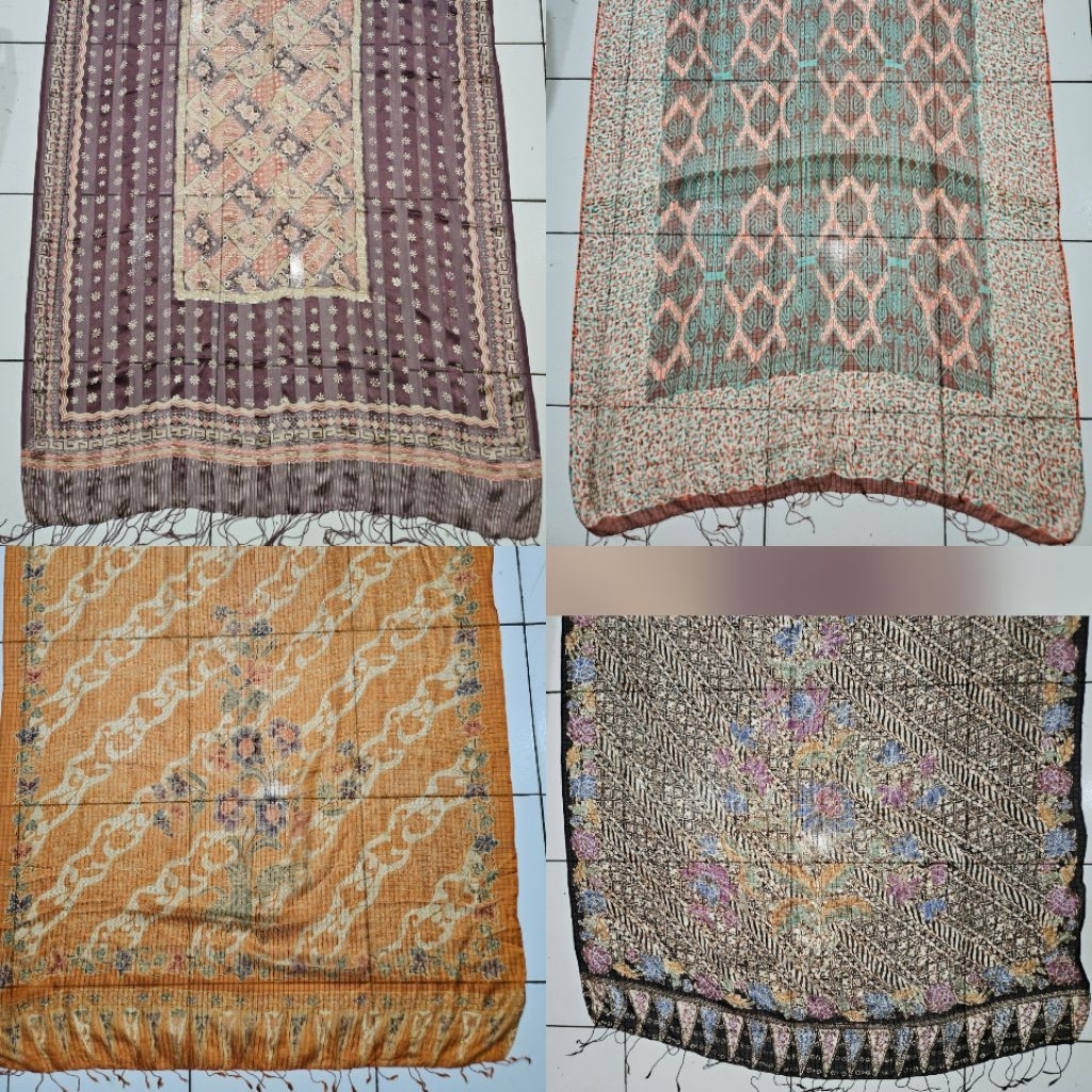 SELENDANG BATIK LAWASAN TULIS SUTRA