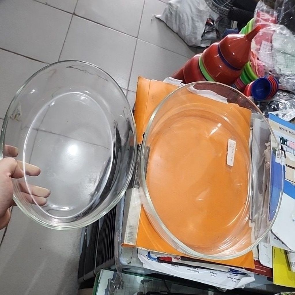 multi one oval Luminarc 30x20 35x27 wadah saji kaca oval estetik oval bowl oval dish